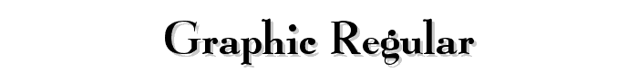Graphic Regular font
